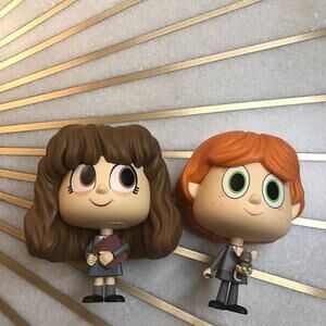 Funko Harry Potter - Hermione Granger and Ron Weasley Figures - Good Condition